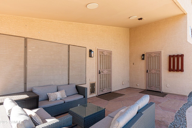 view of patio featuring outdoor lounge area