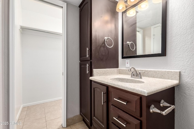 19601 N 7th St Unit 1022, Phoenix, AZ 85024 - bathroom featuring tile patterned flooring and vanity