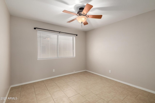 19601 N 7th St Unit 1022, Phoenix, AZ 85024 - spare room featuring ceiling fan and light tile patterned floors
