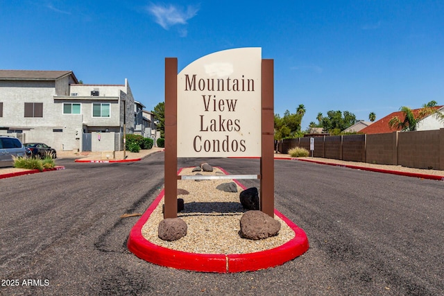 19601 N 7th St Unit 1022, Phoenix, AZ 85024 - community sign featuring uncovered parking and a residential view