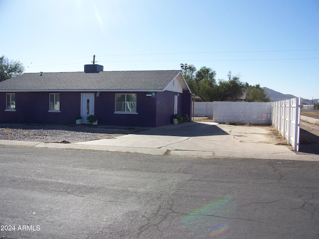 view of ranch-style house