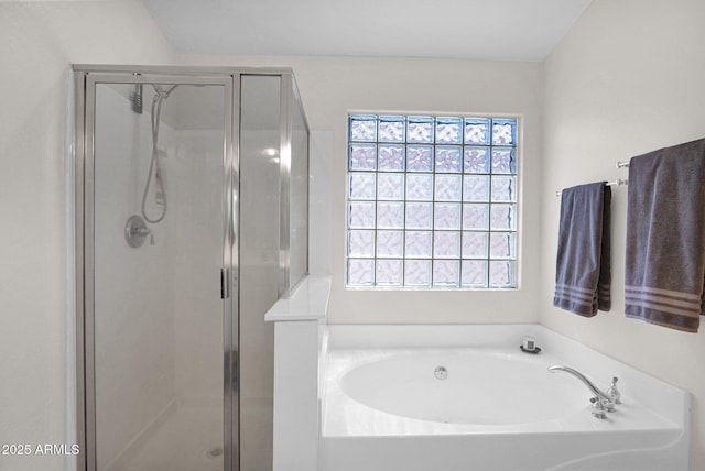 4611 E Night Glow Dr, Cave Creek, AZ 85331 - full bathroom featuring a bath and a stall shower