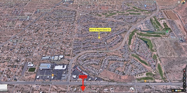 4611 E Night Glow Dr, Cave Creek, AZ 85331 - map of property location