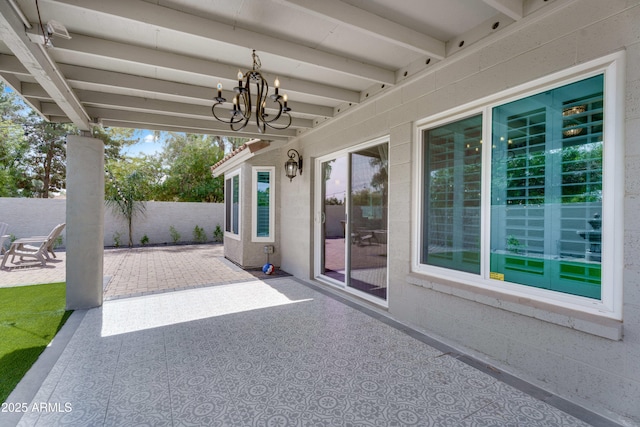 8781 S Mill Ave, Tempe, AZ 85284 - view of patio with fence