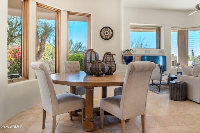 view of dining room