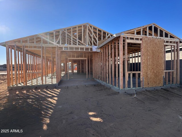 view of rear view of property