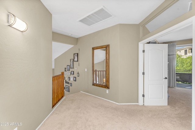 3859 N El Sereno St, Mesa, AZ 85207 - corridor featuring carpet flooring and an upstairs landing