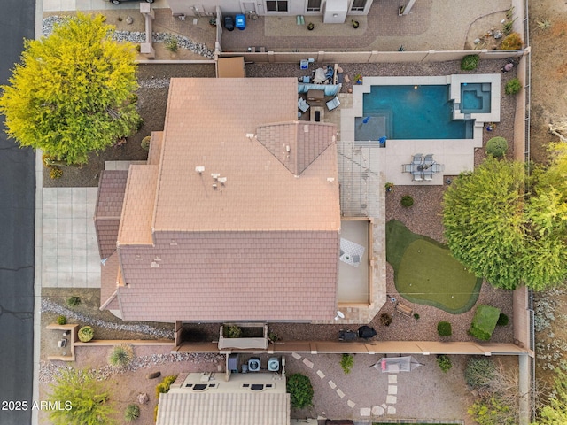 3859 N El Sereno St, Mesa, AZ 85207 - aerial view of property and surrounding area