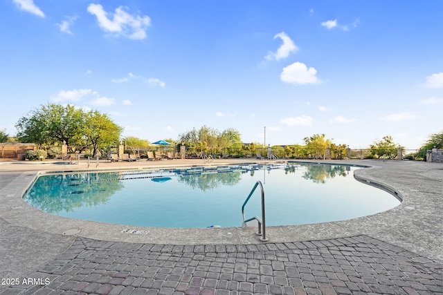 3859 N El Sereno St, Mesa, AZ 85207 - community pool with a patio