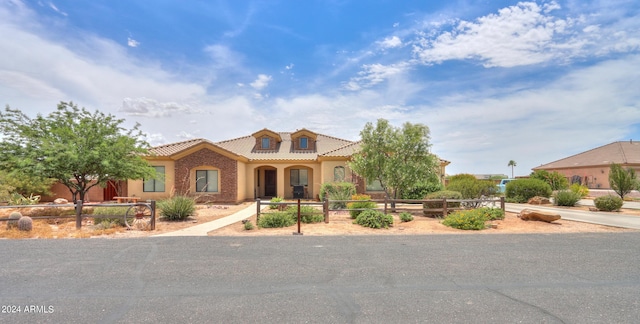 view of mediterranean / spanish house