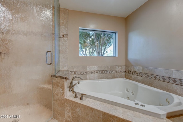 4856 E Cheryl Dr, Paradise Valley, AZ 85253 - bathroom with a stall shower and a whirlpool tub