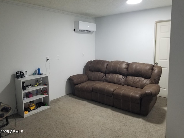 1226 N Mckinley Ave, Ajo, AZ 85321 - carpeted living area featuring a wall unit AC