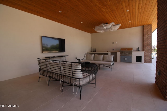 7341 E Sunnyside Dr, Scottsdale, AZ 85260 - view of patio featuring outdoor lounge area