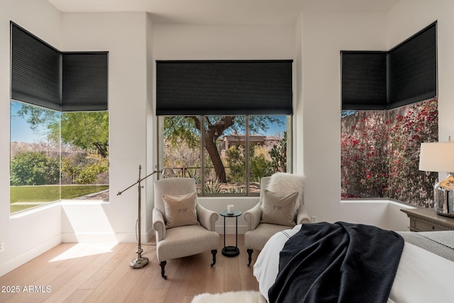 12366 N 129th St, Scottsdale, AZ 85259 - bedroom with wood finished floors, baseboards, and multiple windows