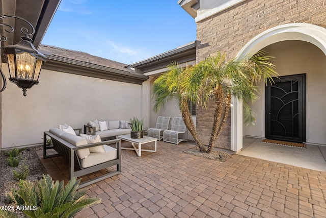 view of patio / terrace featuring outdoor lounge area