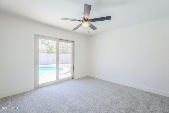 2337 E Contessa St, Mesa, AZ 85213 - unfurnished room featuring carpet floors and a ceiling fan