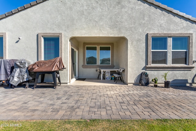 exterior space featuring a patio