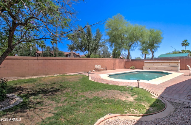 14298 W Amelia Ave, Goodyear, AZ 85395 - view of pool featuring a fenced backyard and a patio