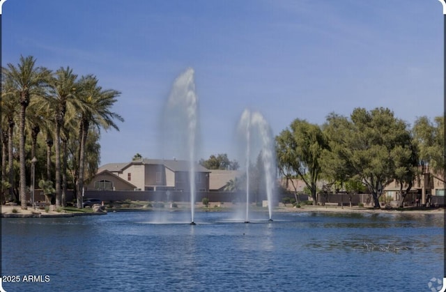 view of water feature