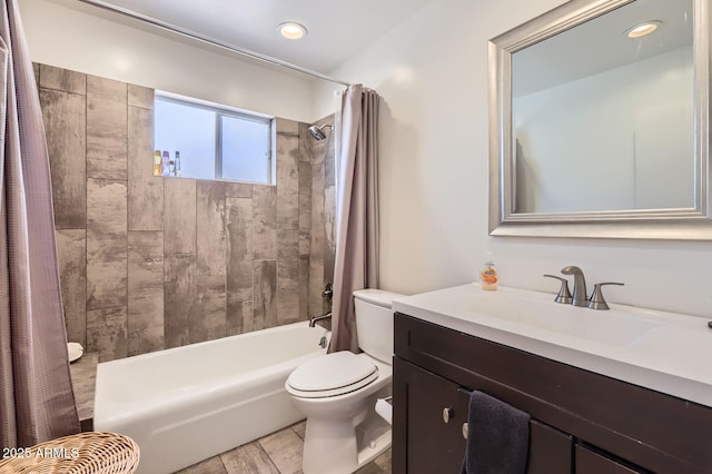 3924 E Cortez St, Phoenix, AZ 85028 - bathroom featuring vanity and shower / bath combination with curtain