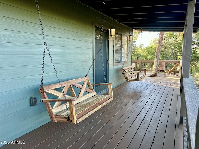 view of deck