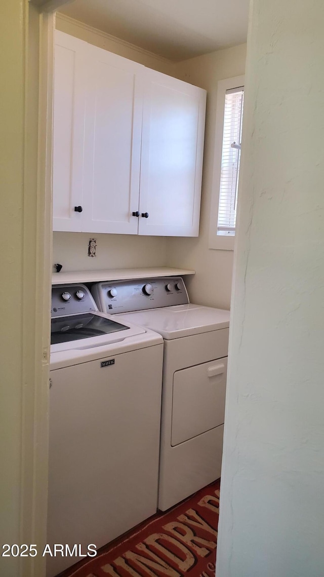 1005 W Purdy Ln, Bisbee, AZ 85603 - washroom with washer and dryer and cabinet space