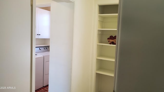 1005 W Purdy Ln, Bisbee, AZ 85603 - closet featuring washer and dryer