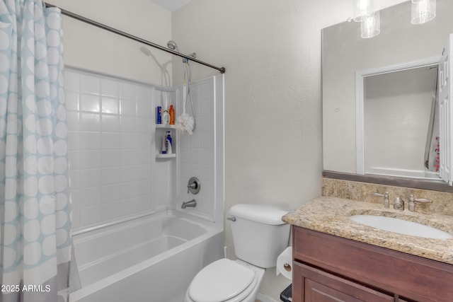 27053 N 172nd Ln, Surprise, AZ 85387 - bathroom featuring shower / bath combo with shower curtain and vanity
