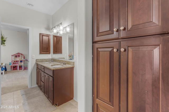 27053 N 172nd Ln, Surprise, AZ 85387 - full bathroom featuring double vanity and tile patterned floors