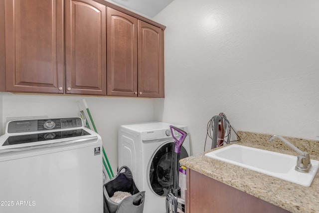 27053 N 172nd Ln, Surprise, AZ 85387 - washroom with cabinet space and washer and clothes dryer