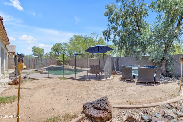 27053 N 172nd Ln, Surprise, AZ 85387 - fenced backyard with a patio