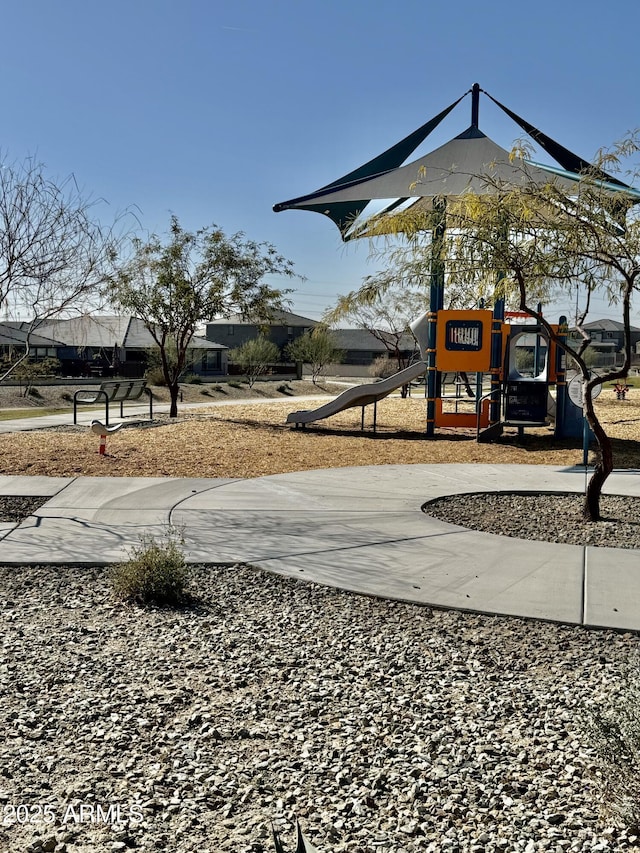 view of jungle gym