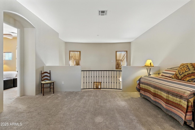 5370 S Desert Dawn Dr Unit 56, Gold Canyon, AZ 85118 - carpeted bedroom featuring arched walkways