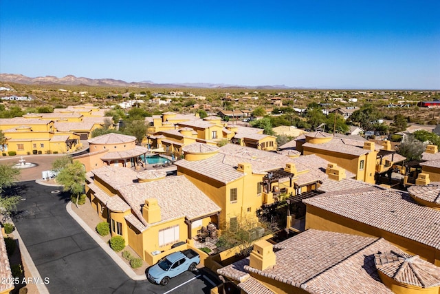 5370 S Desert Dawn Dr Unit 56, Gold Canyon, AZ 85118 - aerial perspective of suburban area featuring a mountainous background
