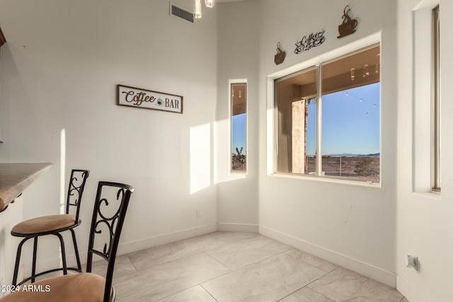 view of dining area