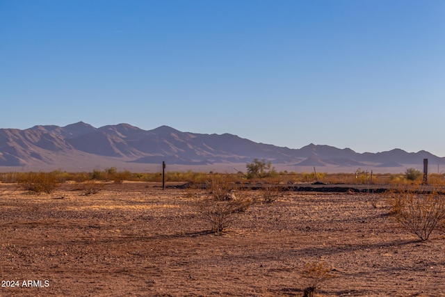 property view of mountains with a rural view