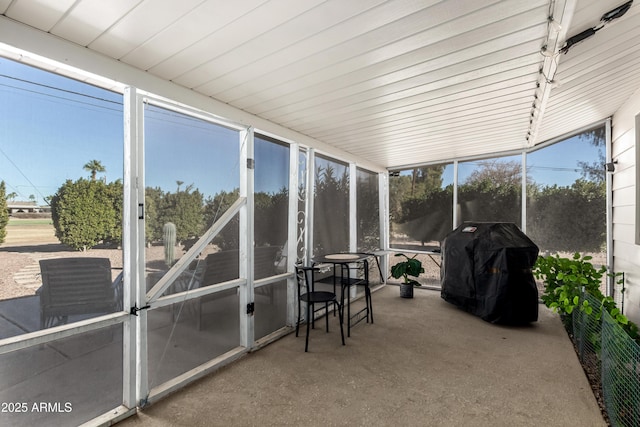 sunroom / solarium featuring plenty of natural light