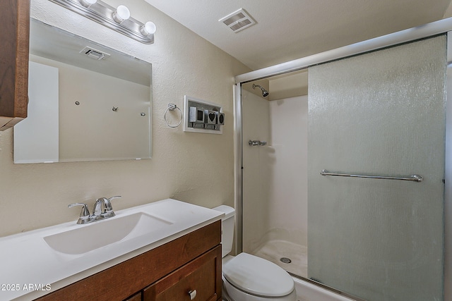 4201 E Camelback Rd Unit 74, Phoenix, AZ 85018 - full bathroom featuring vanity and an enclosed shower