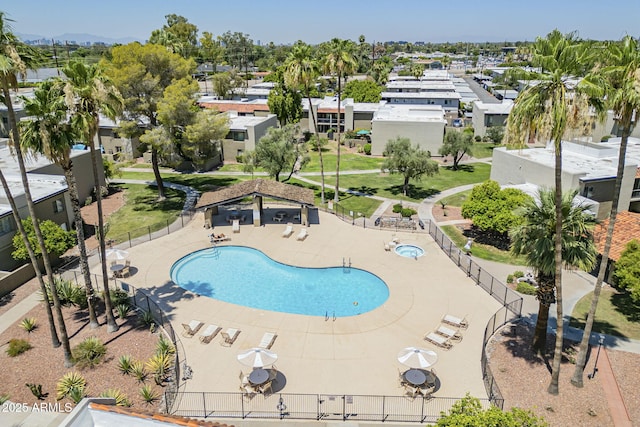 4201 E Camelback Rd Unit 74, Phoenix, AZ 85018 - community pool with a residential view
