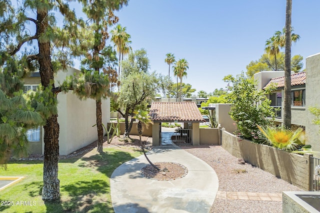 4201 E Camelback Rd Unit 74, Phoenix, AZ 85018 - view of patio featuring a gazebo