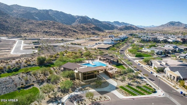 9815 S 11th St, Phoenix, AZ 85042 - aerial overview of property's location with mountains and nearby suburban area