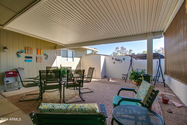 view of patio