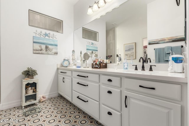 2879 E Austin Dr, Gilbert, AZ 85296 - full bath featuring double vanity and baseboards