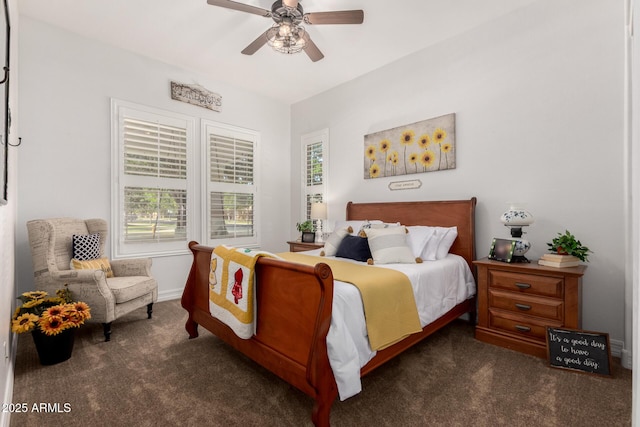 2879 E Austin Dr, Gilbert, AZ 85296 - carpeted bedroom featuring a ceiling fan