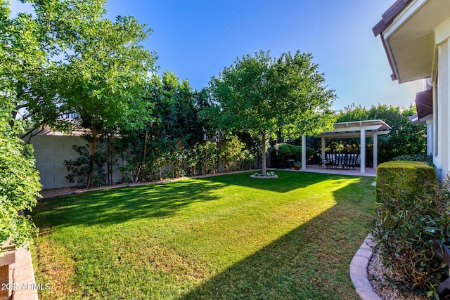 2879 E Austin Dr, Gilbert, AZ 85296 - view of yard with a patio