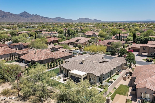 8240 E Wingspan Way, Scottsdale, AZ 85255 - aerial perspective of suburban area with a mountain backdrop