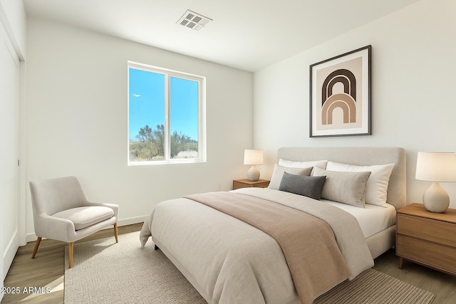 16025 E Rancho Laredo Dr, Scottsdale, AZ 85262 - bedroom with wood finished floors and baseboards