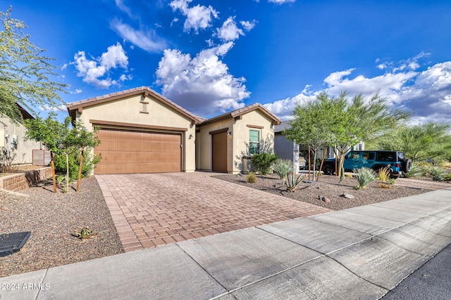 ranch-style house with a garage