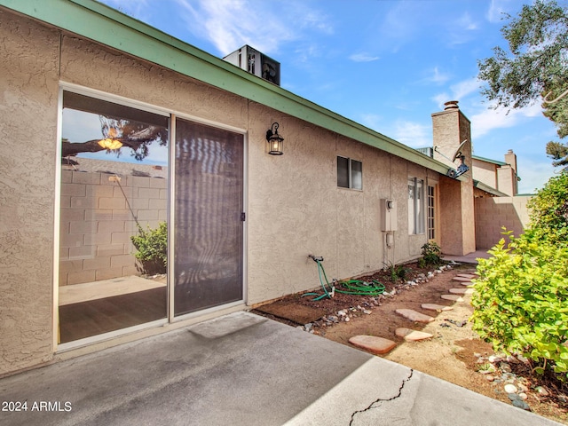 17838 N 45th Ave, Glendale, AZ 85308 - entrance to property with stucco siding, fence, and a patio area