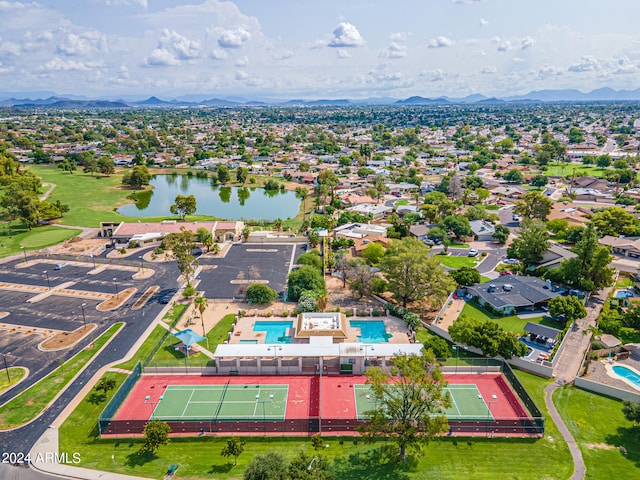 17838 N 45th Ave, Glendale, AZ 85308 - drone / aerial view featuring a residential view and a water and mountain view